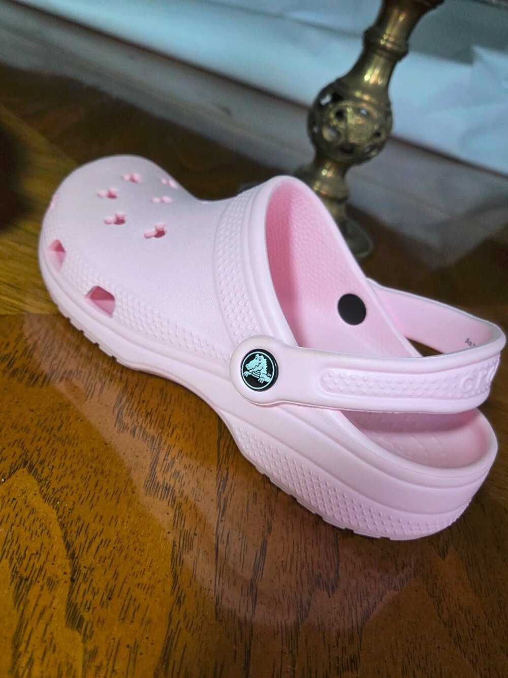 Crocs Classic Clog Disney Parks Soft Pink Size W/7 M/5 - Picture 7 of 10